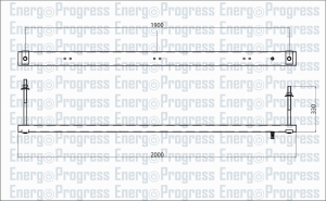Drošinātājatdalītāja travesra SH 642